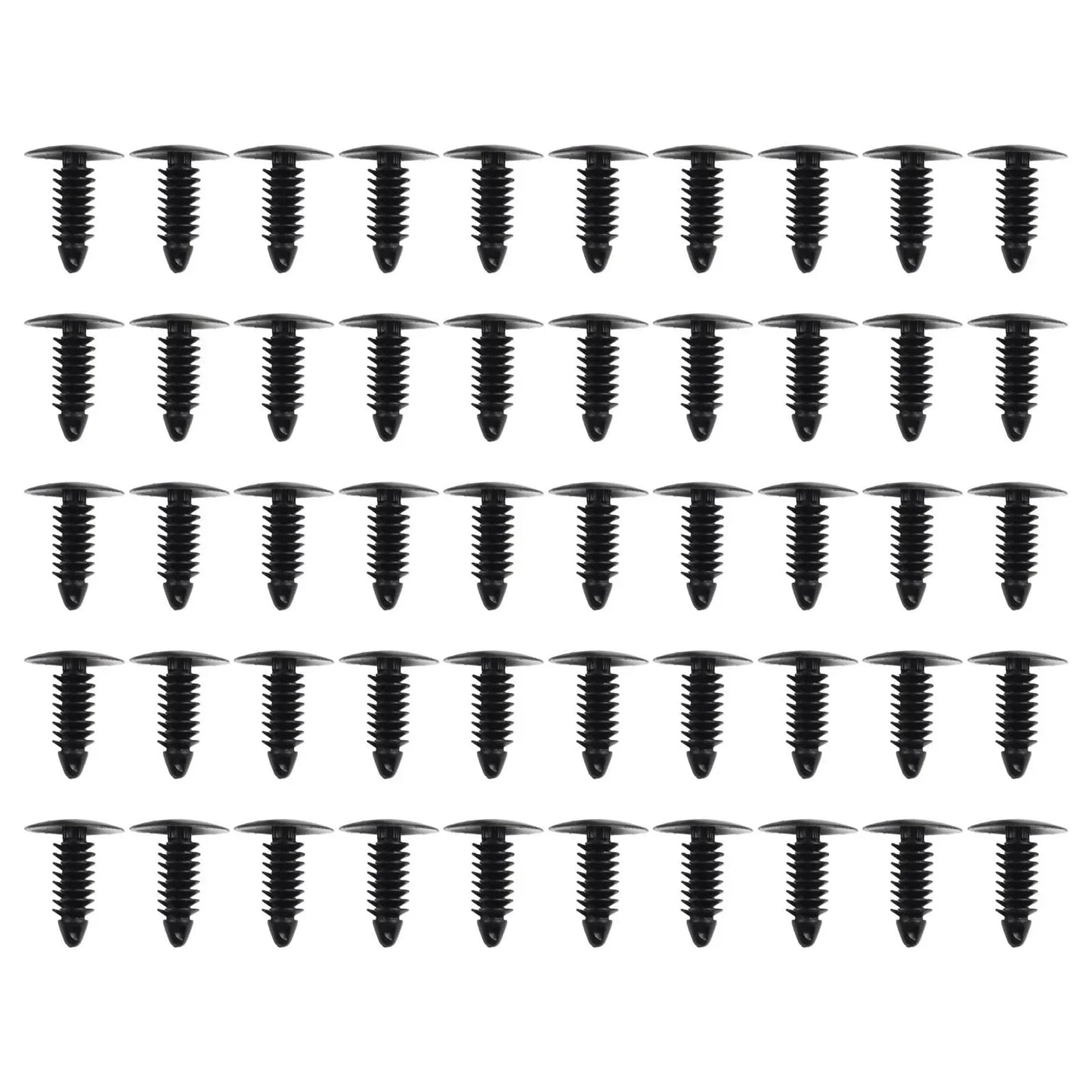 Fastener 50x Black Bumper Fender Clip Accessories for Nissan