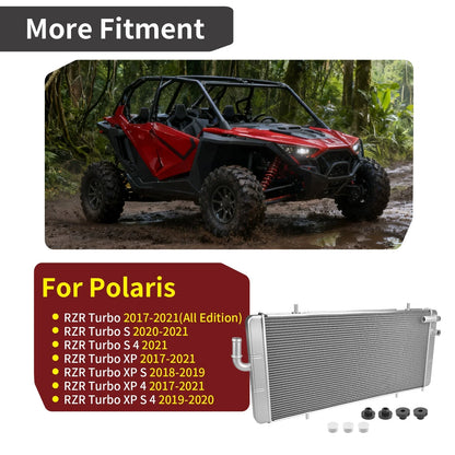 Aluminum Radiator for Polaris RZR Turbo S (2020–2021)