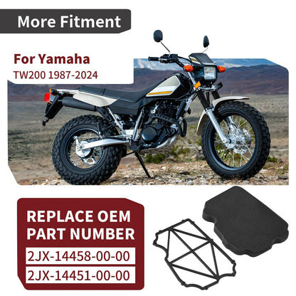 Air Filter & Guide Holder For Yamaha TW200 TW 200 Trailway (1987–2001)