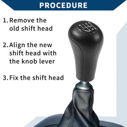 6 Speed Manual Gear Shift Knob for BMW 3 Series E30 E36 (1983-2005) Black