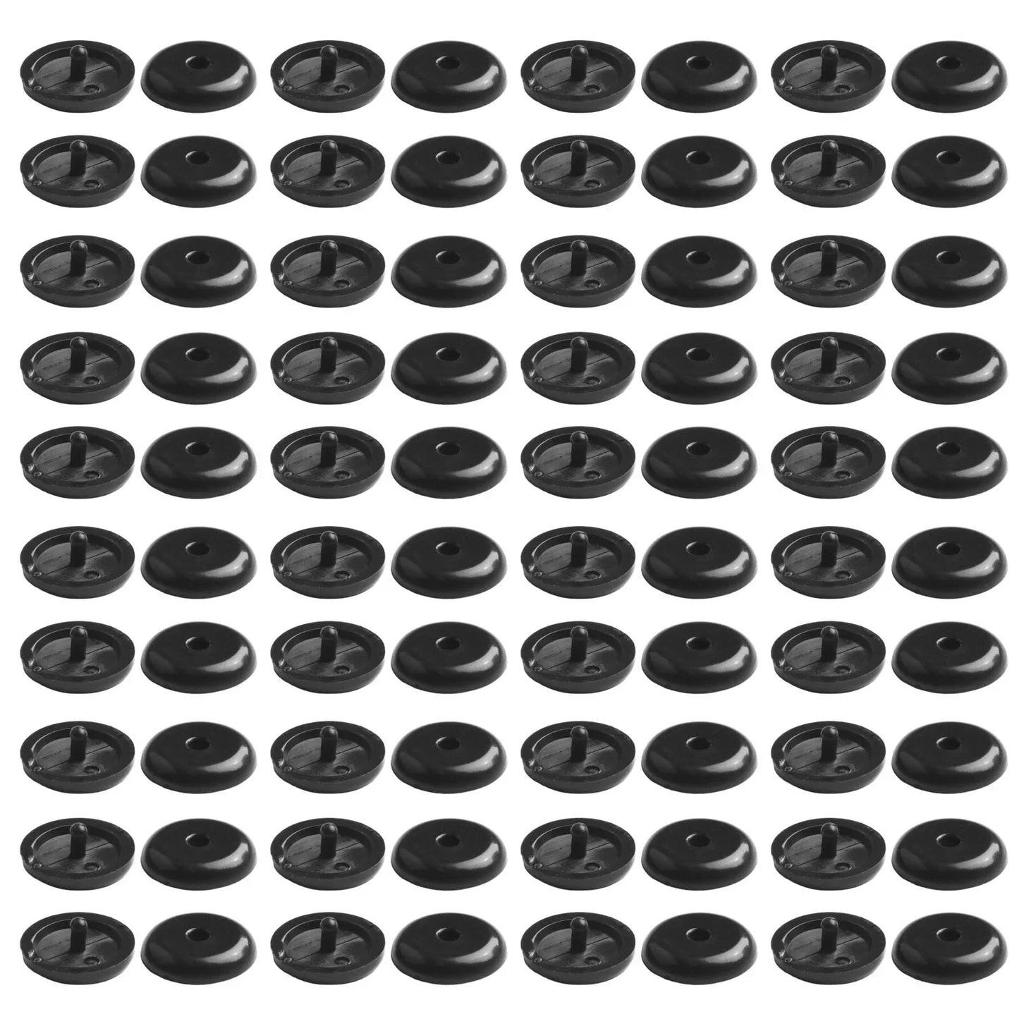 Buckle Stopper Seat Belt Button Pack 20 Pairs for Car