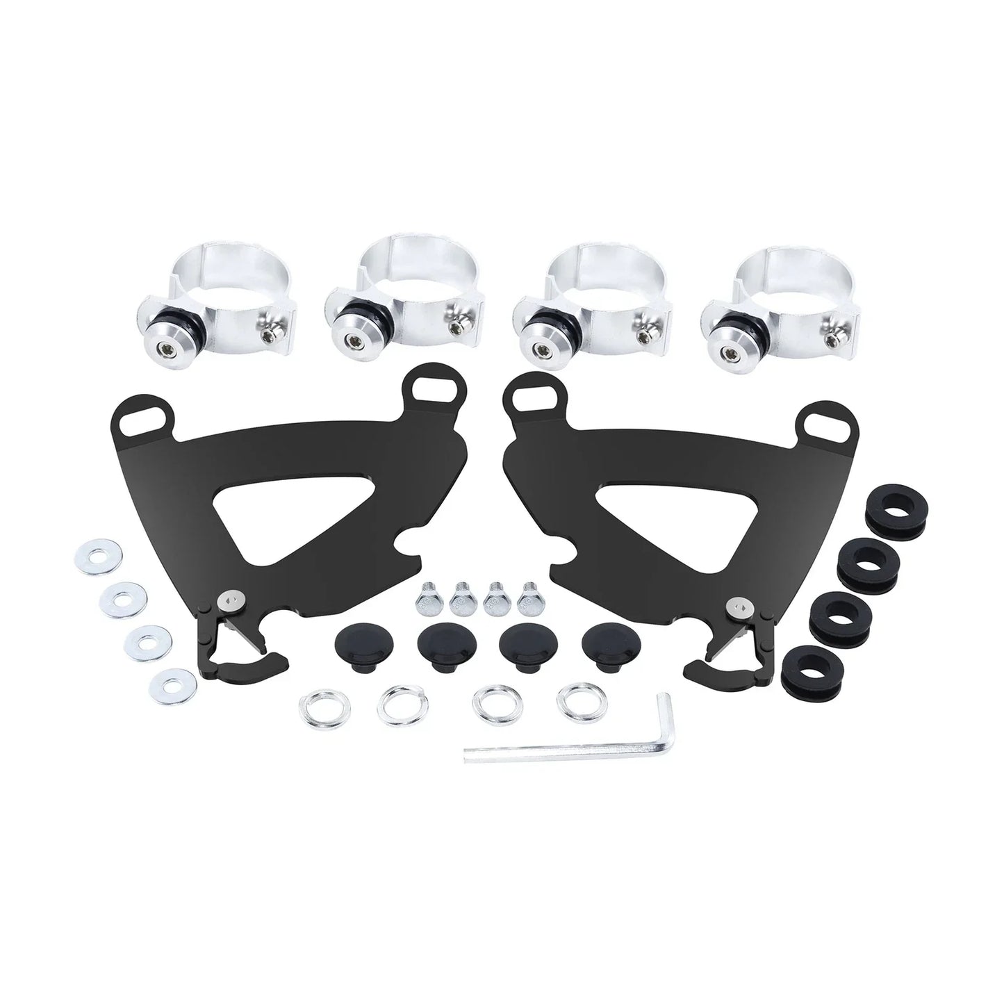 49mm Gauntlet Fairing Trigger Lock Mount for Harley Dyna Super Glide (2007-2014)