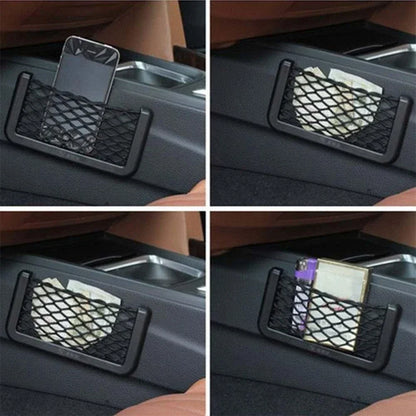 Storage Bag Holder for Car Seat Side Mesh Elastic Net