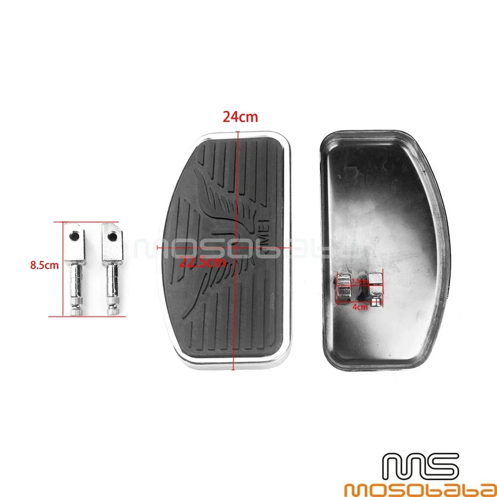 Rear Floorboards for Honda Vulcan 800/900, VTX1300T, Yamaha, Suzuki