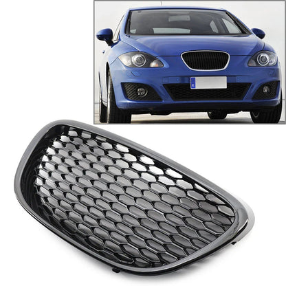 Black ABS Front Bumper Grille for SEAT LEON MK2 (2006-2009)