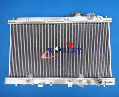Aluminum Radiator & Fans for Honda Integra Acura DC2 B18 GSR RS LS (1994-2001)
