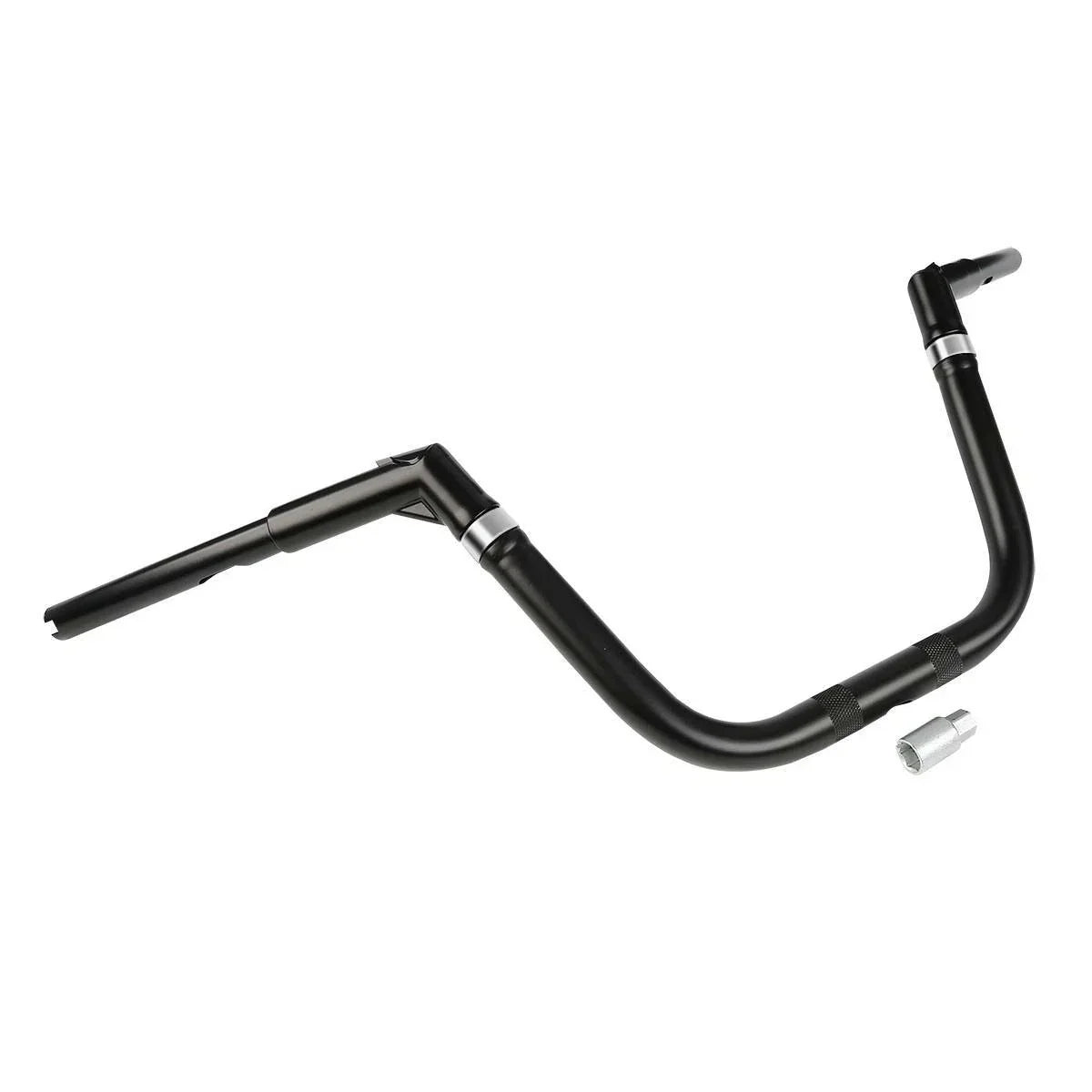 Adjustable 10" Rise 1-1/4" Handlebar for Harley FLSTF FLSTFB FXST (2000-2017)