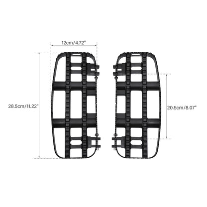 Black Driver Floorboards for Harley Touring Street Glide (2014-2024)