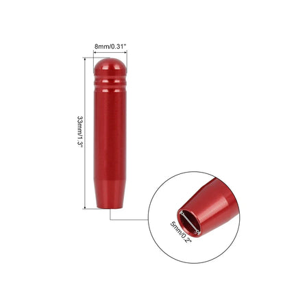4 Pcs Aluminum Alloy Bolt-On Door Lock Knob Pins Red for BMW 3 Series E90