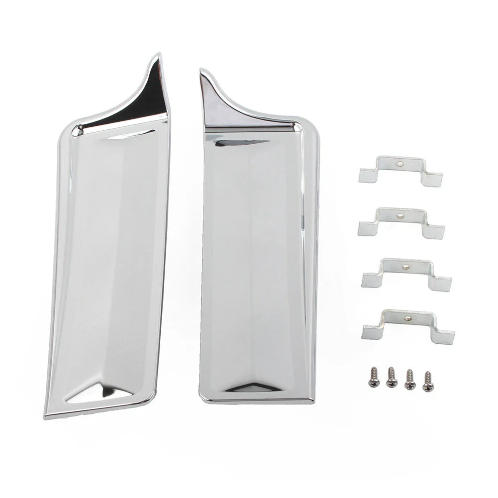 Chrome Rear Fender Saddlebag Filler Panels for Harley Touring Electra Glide (2009-2023)