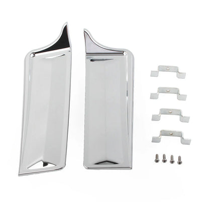Chrome Rear Fender Saddlebag Filler Panels for Harley Touring Electra Glide (2009-2023)