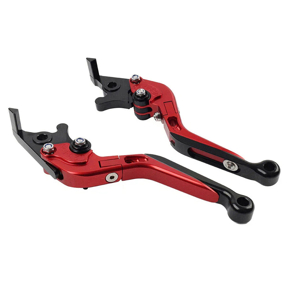CNC Extendable Brake Clutch Levers for Yamaha YZF R1 (2009-2014) Red