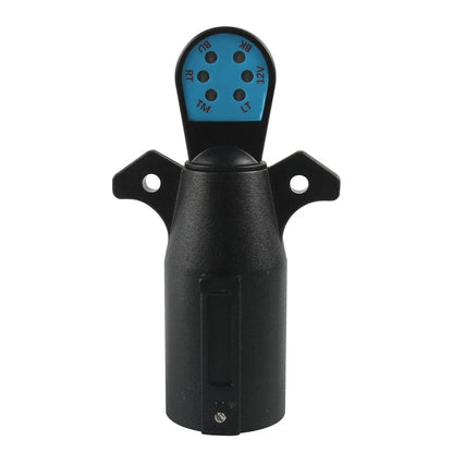 7-Way Blade Trailer Light Wiring Circuit Tester Adapter for RV