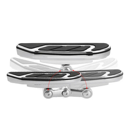 Chrome Rear Passenger Floorboard Bracket for Harley Road King (1993-2025)