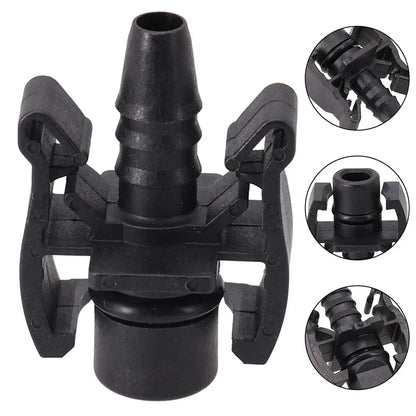 2Pcs Expansion Water Tank Water Hose Straight Connector Accessories for Car