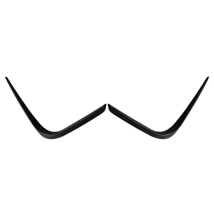 Carbon Black Front Bumper Side Vent Cover Trim for BMW X5 G05 (2019-2022)