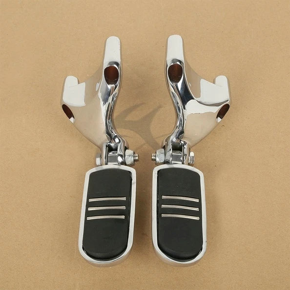 Chrome Passenger Footpeg Bracket for Harley Sportster 883 1200 (2004-2013)