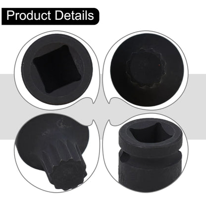 2 x Screw Removal Sleeve with 3/8" Square Driver for Car
