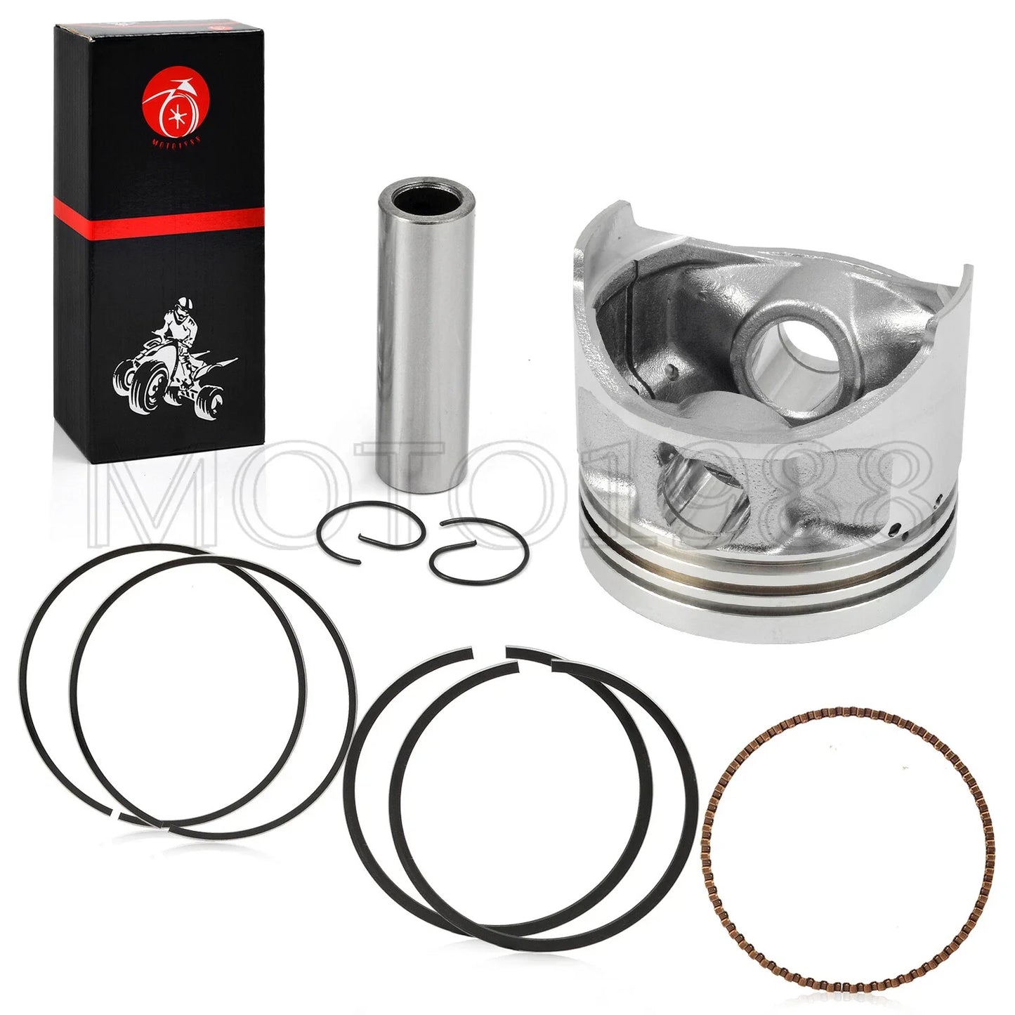 285cc Top End Piston & Ring Kit for Yamaha Golf Cart G2 G5 G8 G9 (1985–1995)