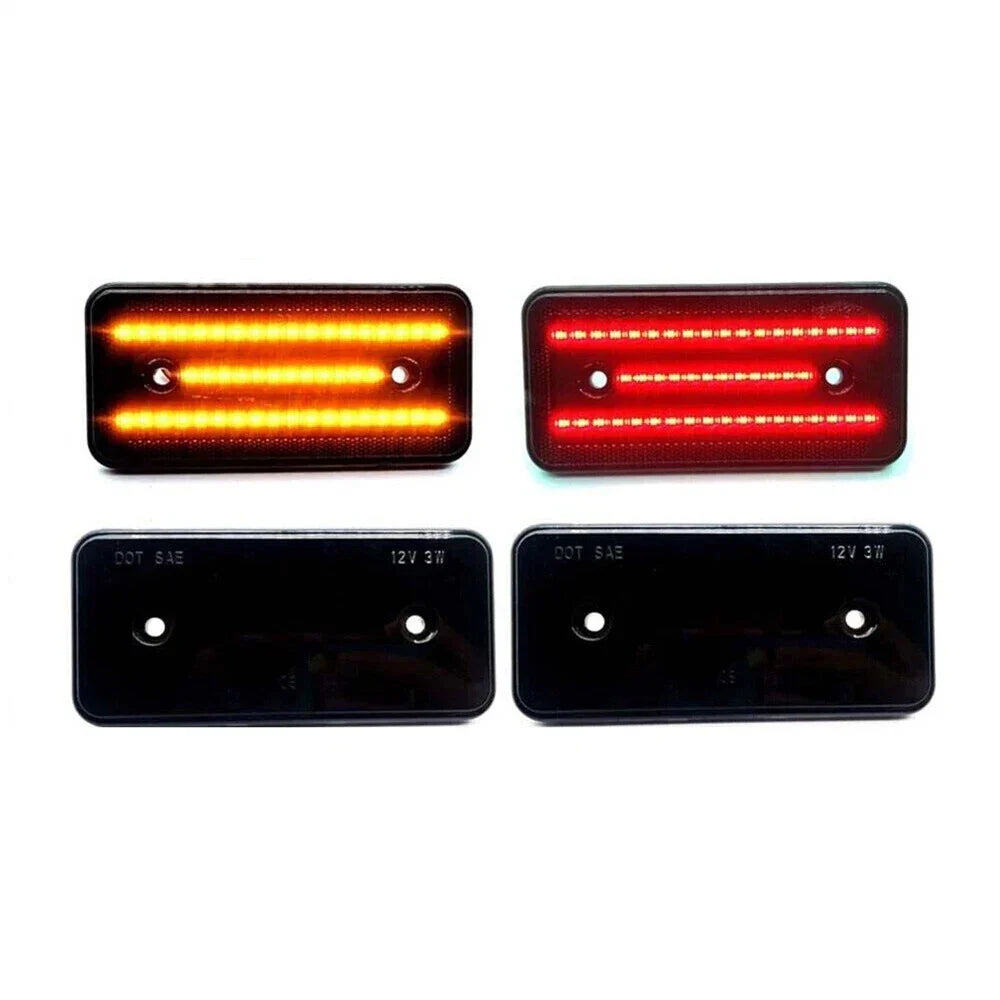 4x LED Side Marker Light for 02-14 Mercedes-Benz G-Class W463 G500 G550 G63