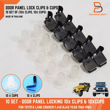 Door Panel Clips for Toyota Land Cruiser FJ40 FJ45 BJ40 BJ45 HJ40 FJ55 VX80 (1960-2023)