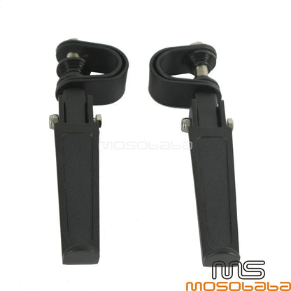 Highway Crash Bar Foot Pegs w/ 1"-1.25" Clamps for Harley-Davidson