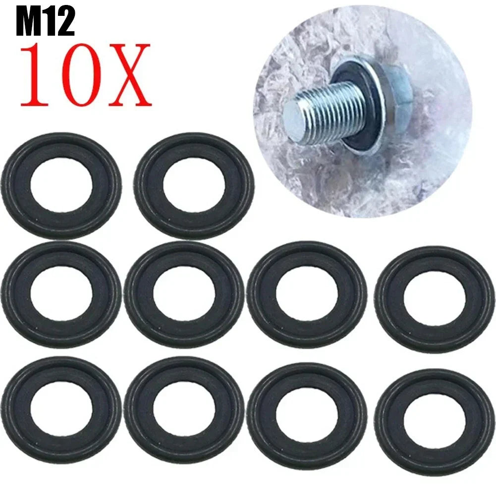 Oil Drain Plug Gasket Washer / 10Pcs / for Car