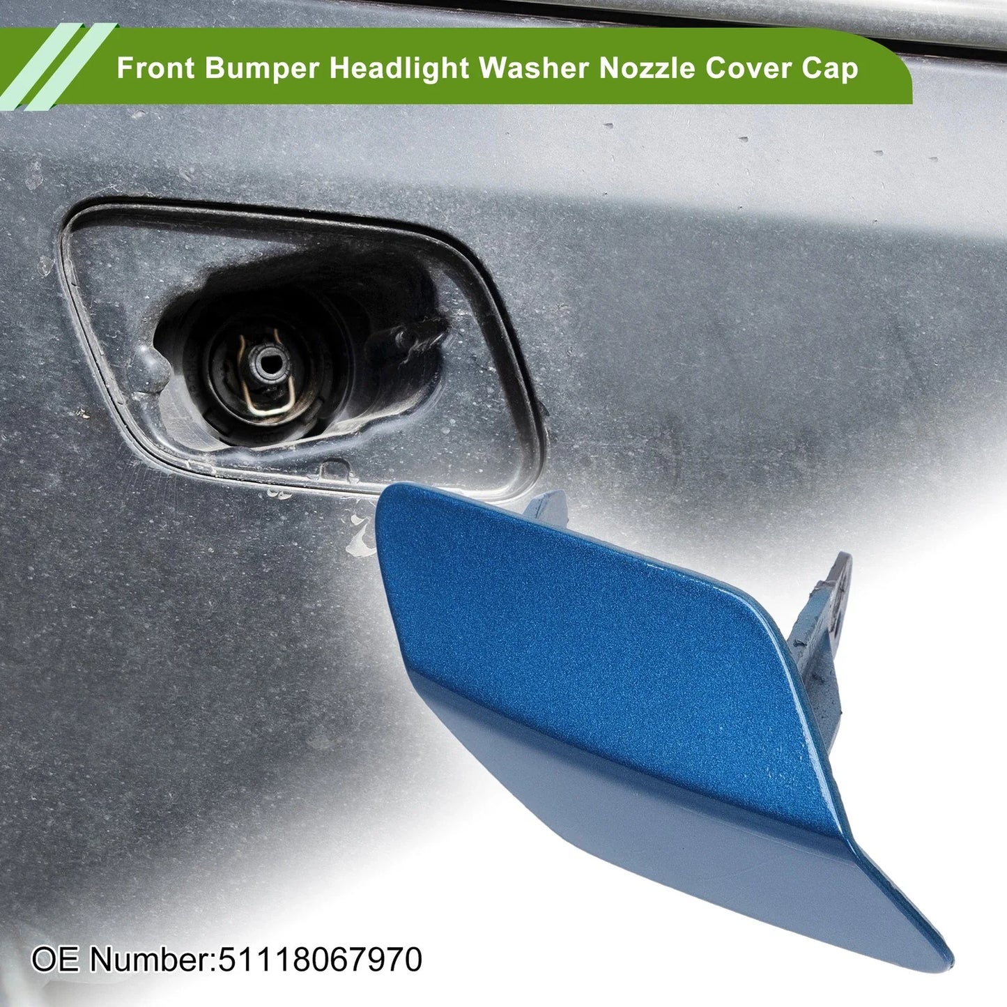 Front Right Washer Nozzle Cover Cap for BMW 320i (2013-2018)