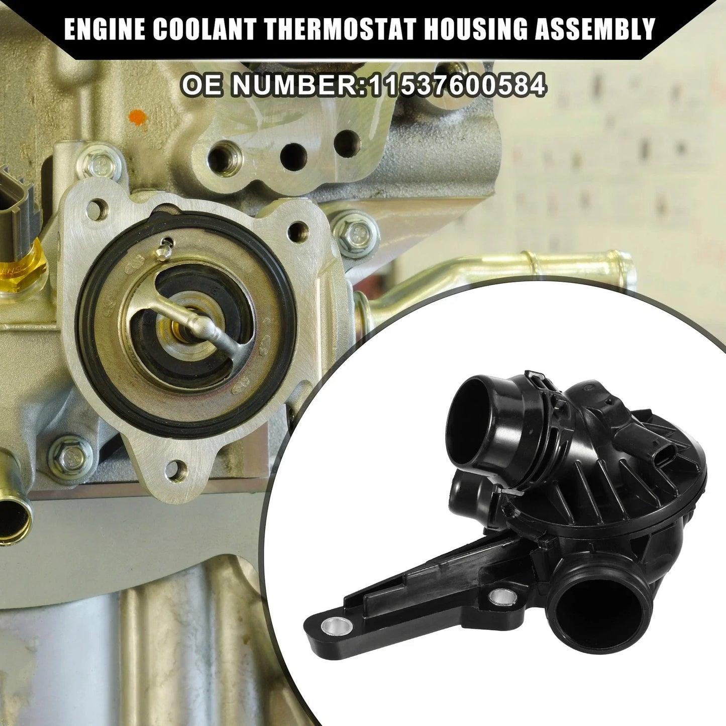 Engine Thermostat Housing Assembly for BMW 320i (2012 - 2018)