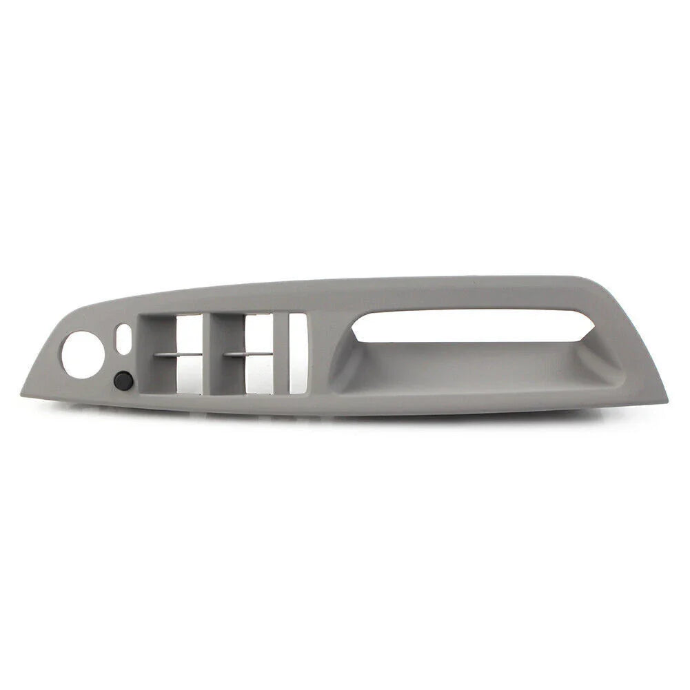 Inner Door Handle Trim Cover for BMW X5 X6 E70 LHD ABS Grey (2007-2013)