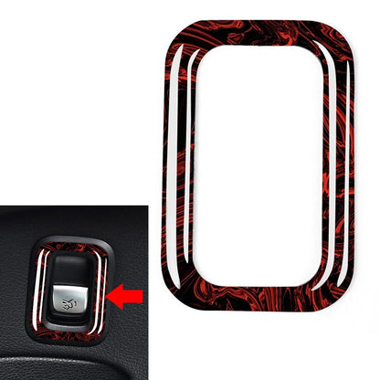 Fire Red Trunk Switch Button Cover for Mercedes Benz C Class (2015-2020)
