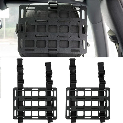 Tactical Molle Panel Headrest Gun Rack Storage for Universal Vehicle