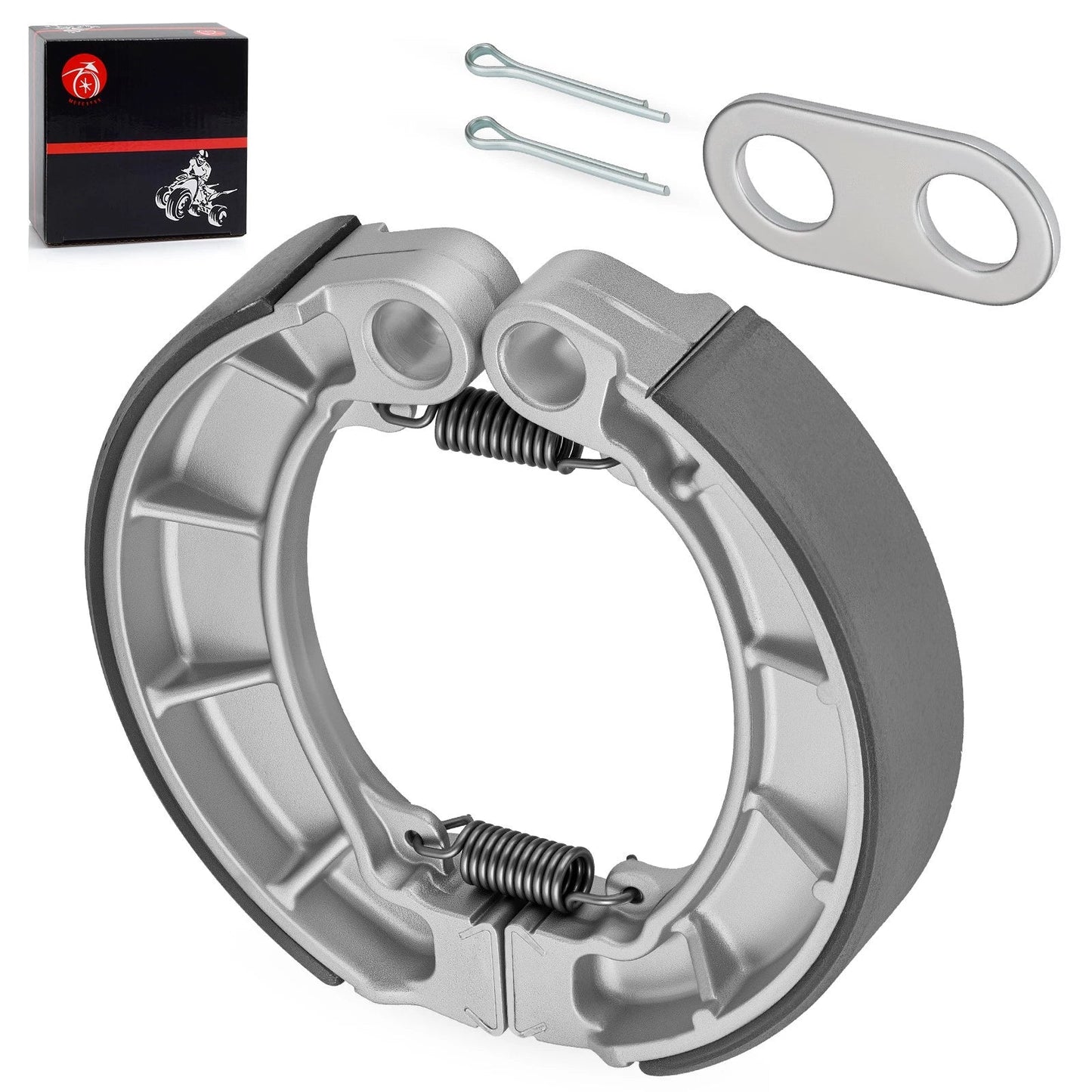 Rear Brake Shoes & Spring Kit for Honda Rancher 350 400 420 (2000–2020)