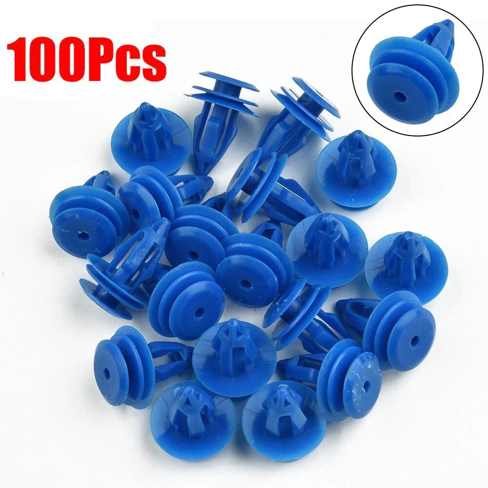 100 x Blue Moulding Clips for RANGE ROVER