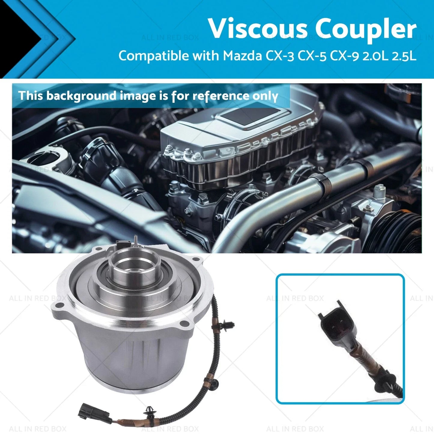 Viscous Coupler for Mazda CX-3, CX-5, CX-9 2.0, 2.5L Skyactiv AWD (13-23)