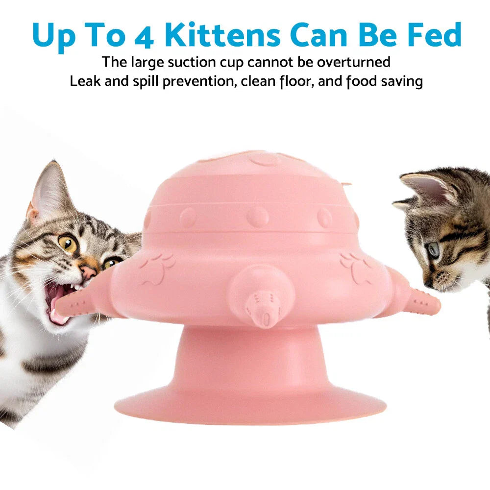 4 x Teat Puppy Milk Feeder Bottles 240ml for Doggie