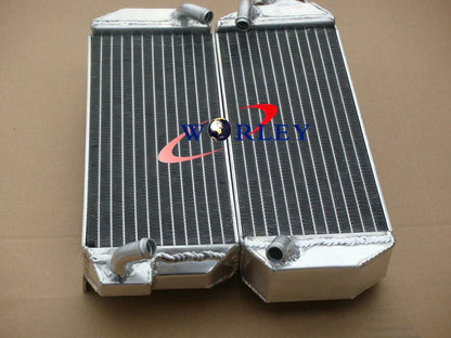 Aluminum Radiator & Yellow Hose for Suzuki DRZ400E (2000-2004)
