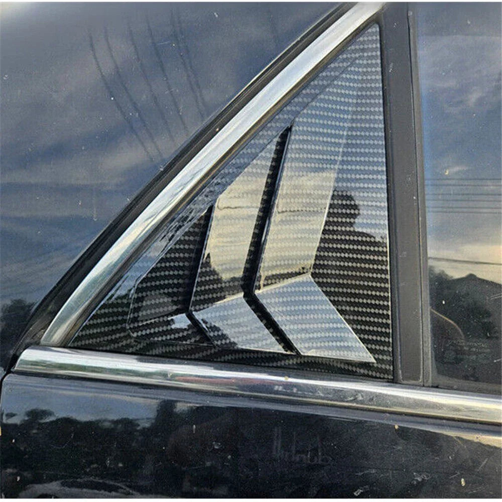 Carbon Fiber Look Side Vent Window Scoop Louvers for Honda Accord (03-07)