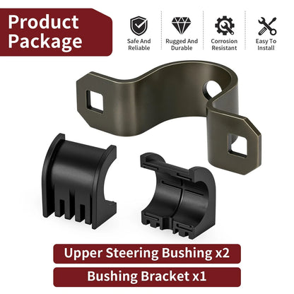 Upper Steering Bushing w/ Bracket for Polaris Trail Boss 330 (2003–2012)
