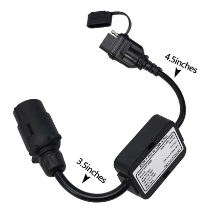 Converter Parts Round Trailer Light 7-Pin for Car