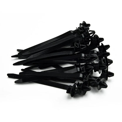 50pcs Nylon Car Cable Tidy Organizer Clips Holder Hose Wire Tie Fixing Strap for Car