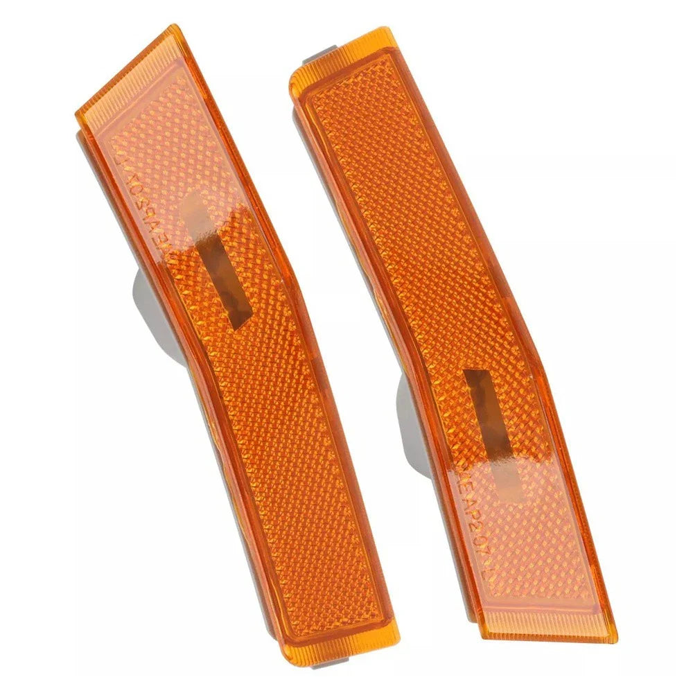 Amber Front Bumper Side Marker Light Shell for 07-10 Lincoln MKX (2007-2010)