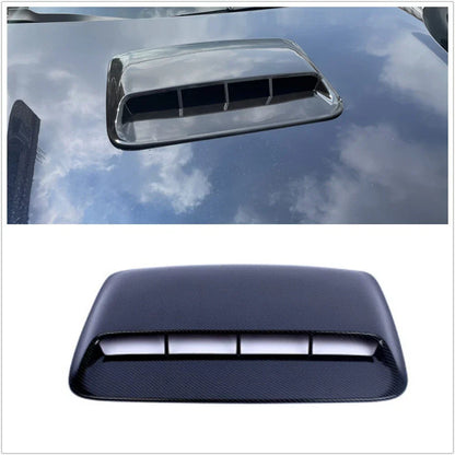 Hood Scoop Vent Bonnet Cover for Universal Car - Glossy Black