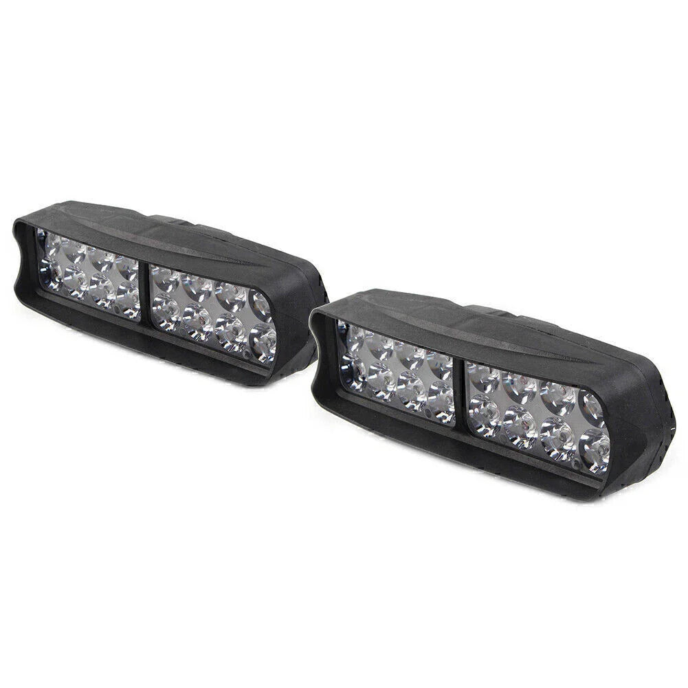 16-LED Motorcycle Headlight Fog Light 2400Lm for UTV ATV