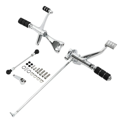 Chrome Forward Controls Kit for Harley Sportster 883 1200 (2004-2023)