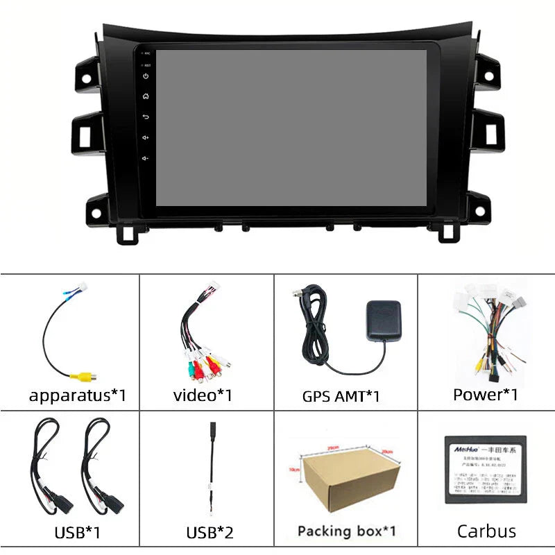 Apple Carplay Android Auto Head Unit Radio for Nissan Navara (2015-2022)