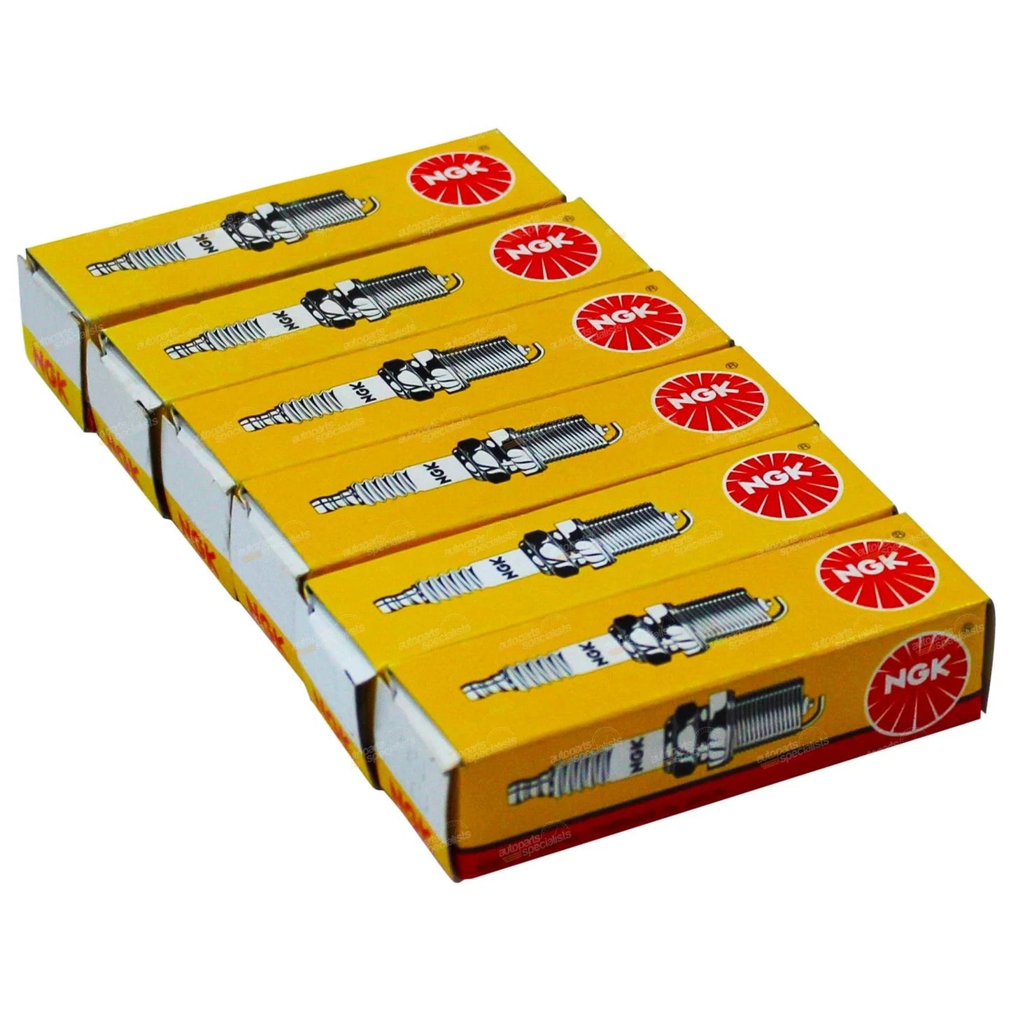6 x NGK Spark Plugs Ford Falcon Ute XE 6cyl 4.1L (1982 - 1984)