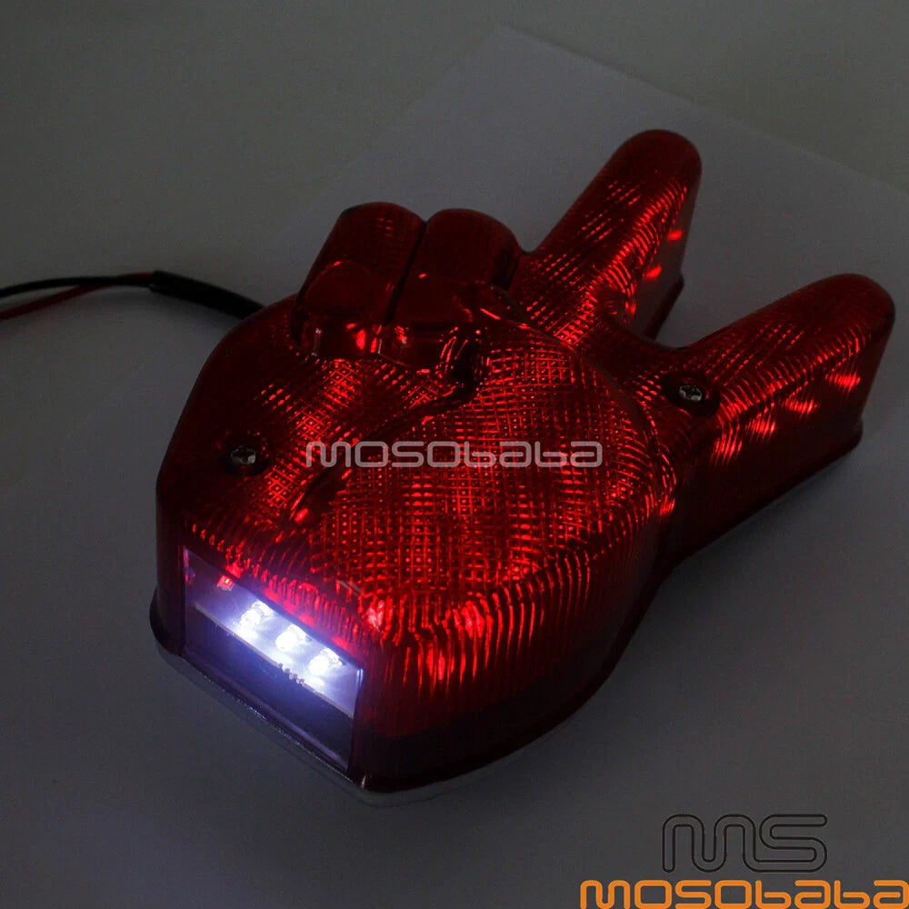 Red LED Rear Brake Tail Light for Harley Chopper