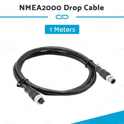 5-Core Female to Male Straight Head 1m NMEA2000 Drop Cable