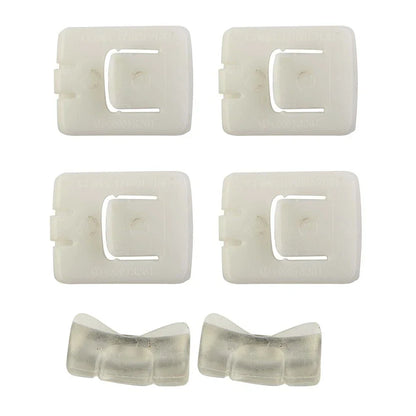 6 x Seat Rail Runner Slider Guide Clip Glide Piece for Replaces